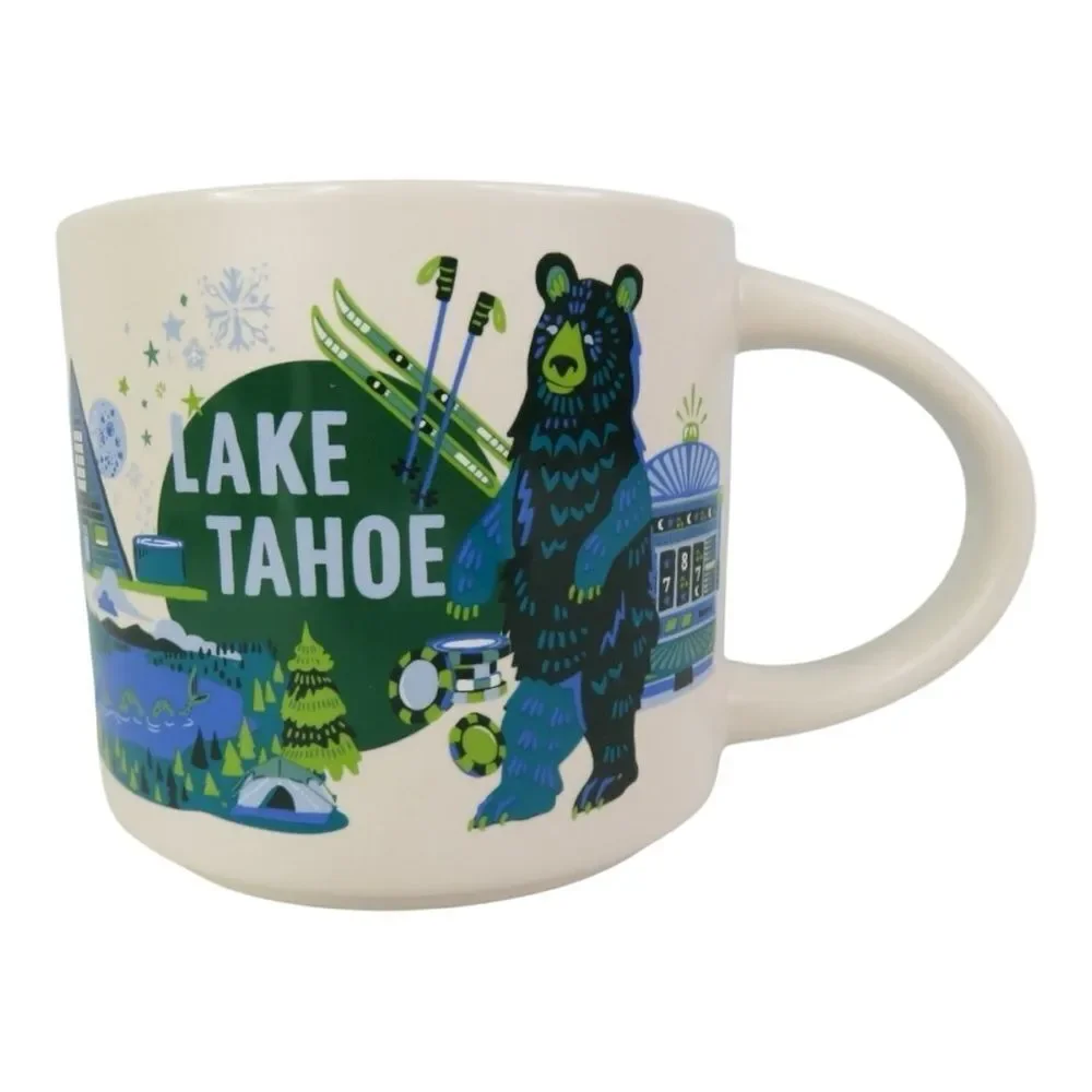 Starbucks Lake Tahoe full size and mini Mug Duo Discovery series NEW NWT
